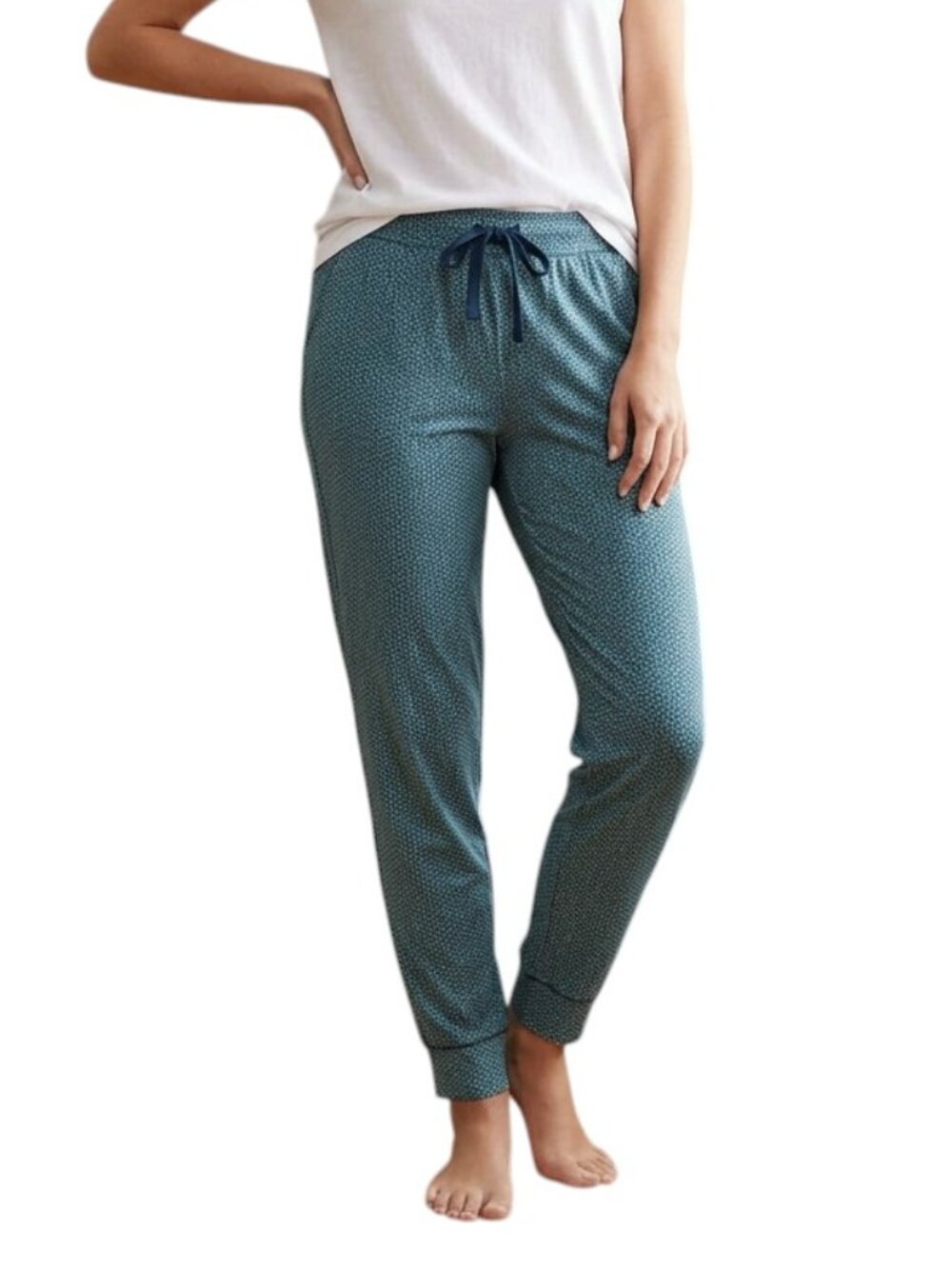 Jockey Soft Essentials Jogger Blue Cove Geo, L